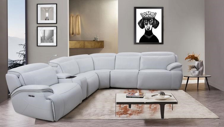 6 piece top sectional couch